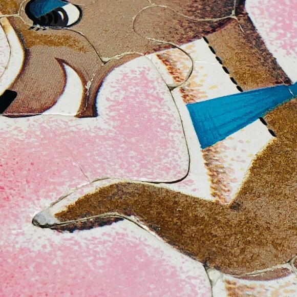 Vintage 60s Whitman Fuzzy Wuzzy Anthropomorphic Kangaroos Frame Tray Puzzle - Picture 6 of 11